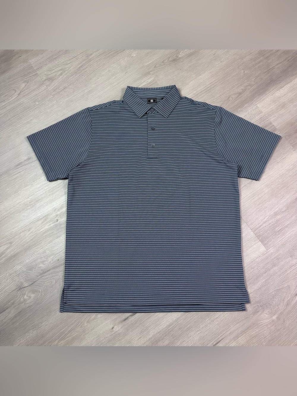 FootJoy Mens striped polo shirt Large